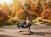 Garden Line Подвесное кресло, размер L, темно-серый, подушка - темно-серая, рама - темно-серая, FAT9726 - Home Club, изображение 6