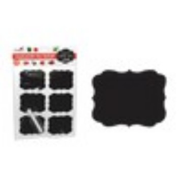 Chomik Набор из 18 наклеек на банку размером 6,5 x 5,5 см + мел, TOT2905 - Home Club