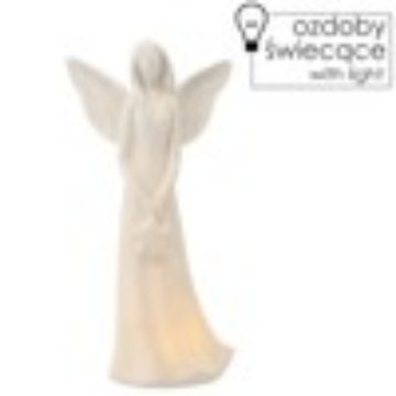 Chomik Фигурка Ангела С Звездой Led, Выс. 23,6 См, SID3379 - Home Club