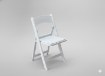 Garden Line Белое складной стул для кейтеринга, ZUM6297 - Home Club