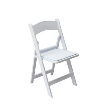 Garden Line Белое складной стул для кейтеринга, ZUM6297 - Home Club