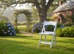 Garden Line Белое складной стул для кейтеринга, ZUM6297 - Home Club, изображение 4