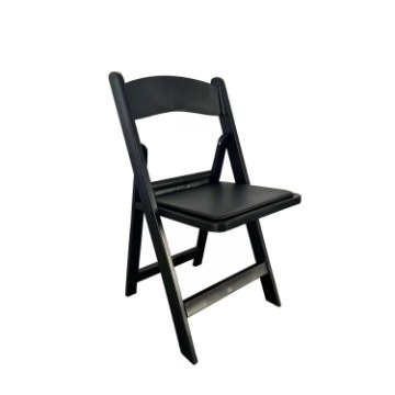 Garden Line Складной стул для кейтеринга, чёрный, ZUM6303 - Home Club