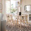 ИКЕА Стол и 4 стула LISABO ЛИСАБО / HÖGVED, 296.300.89 - Home Club, изображение 7