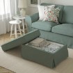 ИКЕА Подставка для ног с ящиком для хранения EKTORP ЭКТОРП, 396.117.40 - Home Club, изображение 4
