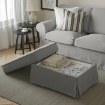 ИКЕА Подставка для ног с ящиком для хранения EKTORP ЭКТОРП, 396.117.35 - Home Club, изображение 4