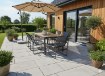 Garden Line Набор садовой мебели: стол + 6 стульев, цвет «антрацит», SUR3549 - Home Club, изображение 3