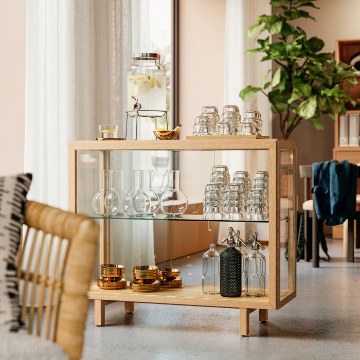 ІКЕА Шафа-вітрина STOCKHOLM 2025, 605.866.92 - Home Club