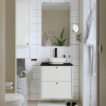 ИКЕА Умывальник и тумба с ящиками HAVBÄCK / VINDELÄLVEN, 096.224.53 - Home Club