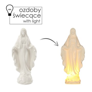 Chomik Святая Мария, Фигурка С Led, Выс. 23,5 См, SID3584 - Home Club