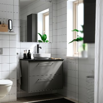 ИКЕА Умывальник и тумба с ящиками HAVBÄCK / VINDELÄLVEN, 196.224.57 - Home Club