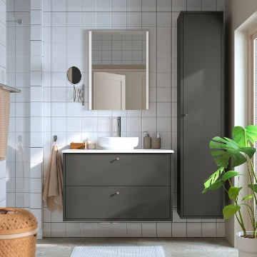ИКЕА Умывальник и тумба с ящиками HAVBÄCK / VINDELÄLVEN, 796.224.64 - Home Club