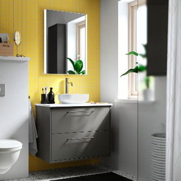 ИКЕА Умывальник и тумба с ящиками HAVBÄCK / VINDELÄLVEN, 996.224.58 - Home Club