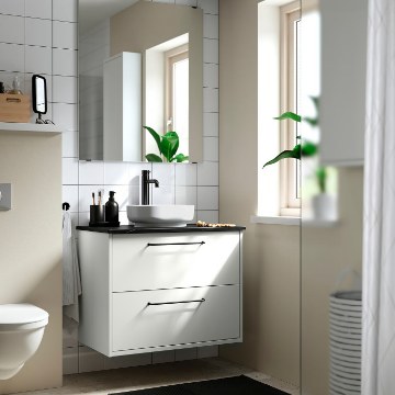 ИКЕА Умывальник и тумба с ящиками HAVBÄCK / VINDELÄLVEN, 796.224.59 - Home Club