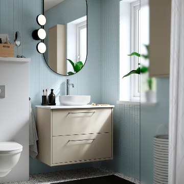 ИКЕА Умывальник и тумба с ящиками HAVBÄCK / VINDELÄLVEN, 396.224.56 - Home Club