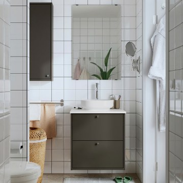 ИКЕА Умывальник и тумба с ящиками HAVBÄCK / VINDELÄLVEN, 296.224.52 - Home Club