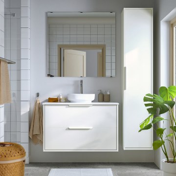 ИКЕА Умывальник и тумба с ящиками HAVBÄCK / VINDELÄLVEN, 296.224.66 - Home Club