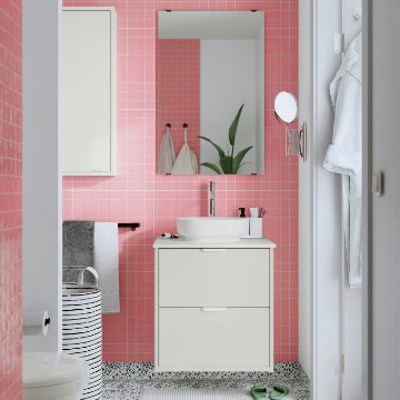 ИКЕА Умывальник и тумба с ящиками HAVBÄCK / VINDELÄLVEN, 896.224.54 - Home Club