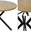 Kontrasto Sj217D Стол Erik, диаметр 100 x 76 см, дуб Dw, 6.04 95249 - Home Club, изображение 4
