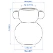 ИКЕА Ваза IKEA PS 2026, 706.185.60 - Home Club, изображение 4
