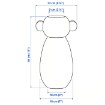 ИКЕА Ваза IKEA PS 2026, 106.185.63 - Home Club, изображение 4