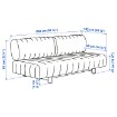 ИКЕА Трехместный диван IKEA PS 2026, 206.203.44 - Home Club, изображение 6