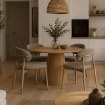 Kontrasto Kt210 Стул Sven Szen, цвет «таупе»/дуб, Dw, DME-KRZ-00004 - Home Club, изображение 2