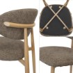 Kontrasto Kt210 Стул Sven Szen, коричневый/дуб Dw, DME-KRZ-00005 - Home Club, изображение 5
