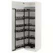 Высокий шкаф с выдвижным буфетным шкафом, белый, Ringhult белый, 60 x 60 x 200 см