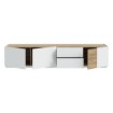 Forte Тв-тумба з висувними ящиками, 240 см, Lewisville, Secret Grey/Дуб Валенсія, LWST141-M829 - Home Club, зображення 3
