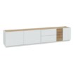 Forte Тв-тумба з висувними ящиками, 240 см, Lewisville, Secret Grey/Дуб Валенсія, LWST141-M829 - Home Club, зображення 4