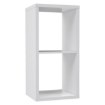 Forte Невеликий низький відкритий стелаж Net106, білий, MXXR111-120 - Home Club, зображення 3