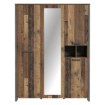 Forte Шафа з дзеркалом 160 см Clif Old – Wood Vintage/Бетон, CLFS831S-C546 - Home Club, зображення 2