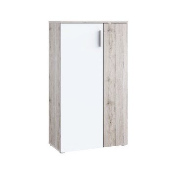Forte Шафа для взуття 70 см Net106 Пісочний дуб/Білий, BTS321-P79F - Home Club