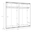 Forte Шафа для одягу, SSQS92413-C04 - Home Club, зображення 8
