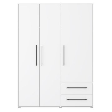 Forte Шафа 150 см з висувними ящиками, біла, MKSS833-120 - Home Club