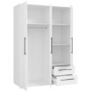 Forte Шафа 150 см з висувними ящиками, біла, MKSS833-120 - Home Club, зображення 5