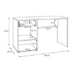 Forte Письмовий стіл L, AXKB221L-M802 - Home Club, зображення 8