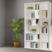 Forte Відкрита полиця 85 см Keflavik, білий/дуб Artisan, KFLR823-C881 - Home Club, зображення 2