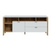 Forte Тв-тумба з висувними ящиками 160 см Saitama Дуб Mauvella/Secret Grey, SQMT221R-M826 - Home Club, зображення 2