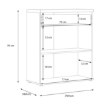 Forte Скандинавська комода 80 см Winnie, WNK431-C804 - Home Club, зображення 8