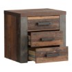 Forte Приліжкова тумба 60 см із шухлядами Nelleke Old – Wood Vintage/Бетон, NLKK012-C546 - Home Club, зображення 2