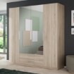 Forte Шафа з дзеркалом і шухлядами 200 см Cadixo Дуб Сонома, CDXS84S-D30 - Home Club