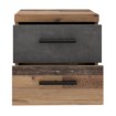 Forte Приліжкова тумба 40 см з шухлядами Winnie Old – Wood Vintage/Бетон, WNK08-C754 - Home Club, зображення 3