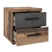 Forte Приліжкова тумба 40 см з шухлядами Winnie Old – Wood Vintage/Бетон, WNK08-C754 - Home Club, зображення 5