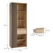 Forte Стелаж, AXKR821L-M635 - Home Club, зображення 10