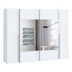 Forte Шафа з дзеркалом 270 см Narago, біла, RXGS82511-120 - Home Club, зображення 4