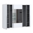 Forte Шафа з дзеркалом 270 см Narago, біла, RXGS82511-120 - Home Club, зображення 5