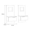 Forte Приліжкові тумбочки, JKBK011STB-C795 - Home Club, зображення 6