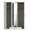 Forte Шкаф с зеркалом 180 см с ящиком Econobox 2, белый, ECBS944-120 - Home Club, изображение 3